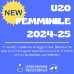 Novità: CAMPIONATO U20 FEMMINILE 24/25